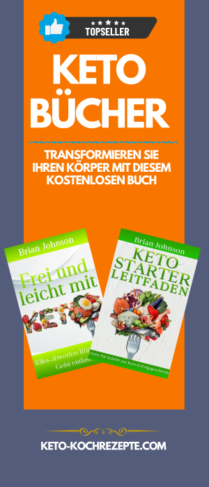 Werbeplakat für Keto-Bücher mit zwei Buchcovern mit grün-weißen Designs und Bildern von Lebensmitteln. Tauchen Sie ein in die Welt der ketogenen Ernährung und entdecken Sie die umfassende Ketose-Definition in diesen aufschlussreichen Lektüren.